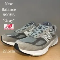 New Balance 990V6 Gray 27.5cm