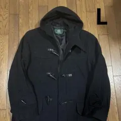 IVY BROTHERSメンズダッフルコート Lダークグレー／美品／着丈約105