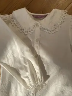 CATHERINE COTTAGE ホワイト長袖シャツ　110