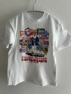 古着　CAPTAIN SANTA Tシャツ ホワイト 125-65のサムネイル