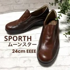 本日発送⭐︎SPORTH ムーンスター コンフォートシューズ　24cm EEEEのサムネイル