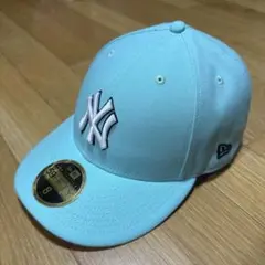New Era 59FIFTY 水色キャップ 14周年記念