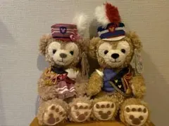 ハッピーマーチングファン　ダッフィー＆シェリーメイぬいぐるみ2体セット