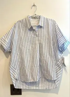 Plage プラージュ 抜け襟 スキッパー オーバーサイズ ビッグシャツ 