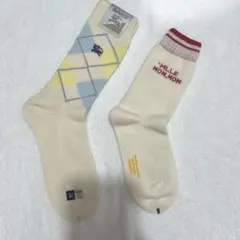 バーバリー ソックスとマドモアゼルノンノンソックス2足　新品訳あり❣️のサムネイル