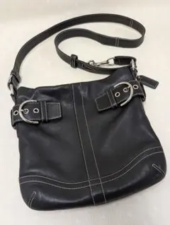 ✨️COACH✨️「SOHO」ブラックレザー ショルダーバッグ ✨️美品✨️
