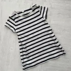 無印良品　ボーダー  ワンピース　チュニック