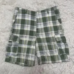 Abercrombie & Fitch カーゴショートパンツ　チェック柄　30