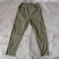 無印良品　パンツ　長ズボン　カーキ　130