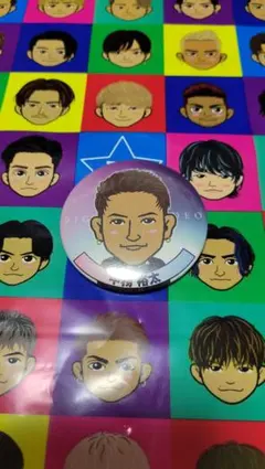 中務裕太　缶バッチ 海軍千社札