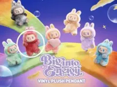 Biginto Energy labubu LOVE 赤色