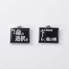 新世紀エヴァンゲリオン サブタイトルメタルキーホルダー 2種セット