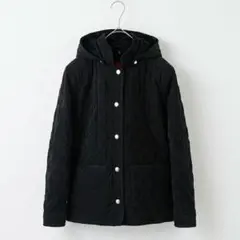 エスプリ キルティング フード付き ジャケット ヴィンテージ XL 黒