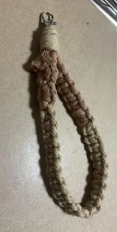 マクラメ 携帯ストラップ ハンドストラップ ハンドメイド スマホストラップ