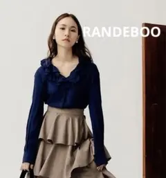 RANDE BOO Front frill blouse フロントフリルブラウス