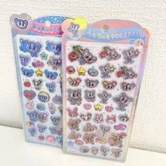 【正規品】エンジェルブルー うるちゅるPOPシール 2枚セット 店舗購入品