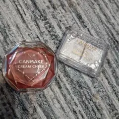 CANMAKE CREAM CHEEK ピンク系 クリームチークラメアイシャドウ