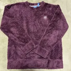 adidas ボア ブラウン スウェット UK S