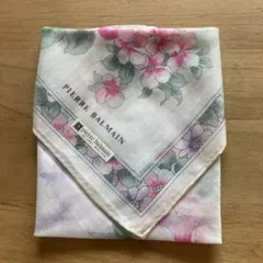 PIERRE BALMAIN 花柄ハンカチ