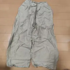 GU ワイドパンツ ベージュ 120cm