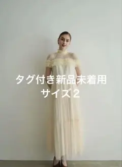 Acka. lace flare dress size2 - メルカリ