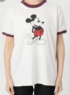 ジャーナルスタンダード　mickey リンガーTシャツ