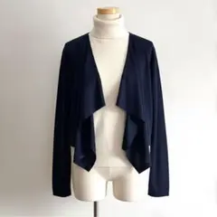 ネイビー 長袖 ボレロ カーディガン M～Lサイズ
