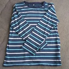 ネイビー ストライプ パジャマ 140cm 綿100%