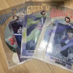 ミセス一番くじF賞 クリアファイル＆ステッカー 3人セット