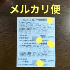 すかいらーくグループご家族優待券 2枚のサムネイル