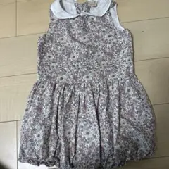 petit main 花柄ノースリーブワンピース