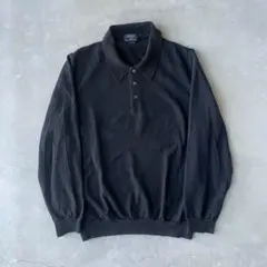 vintage italian merino wool knit polo