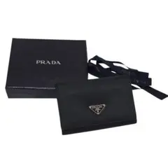 496 極上美品 PRADA プラダ 2つ折り財布 - メルカリ