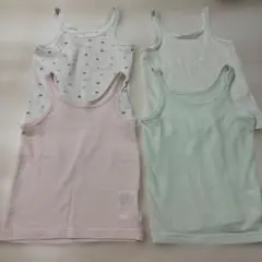 100サイズ タンクトップ メッシュ肌着 4枚 西松屋