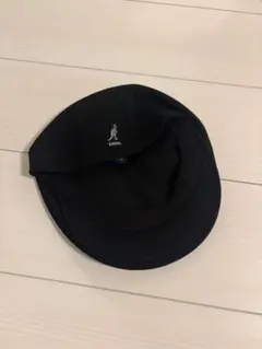 【KANGOL】メッシュ ブラック ベレー帽　ユニセックス