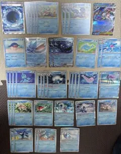 メガゲッコウガex ホエルオーex 他　水タイプデッキパーツのサムネイル
