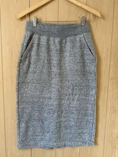 ユニクロスカート UNIQLOタイトスカート ロングスカート Ｍ 美品 グレー