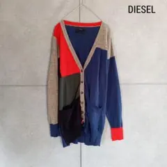 DIESEL ディーゼル　パネルデザイン カーディガン X3288