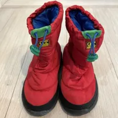 子ども用 赤 ダウン スノーブーツ 21cm GT hawkins ホーキンス