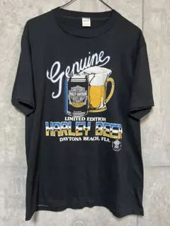 80s ヴィンテージ HARLEY DAVIDSON Tシャツ ハーレー ビール