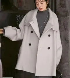 NOBLE スタンドカラーオーバーコート