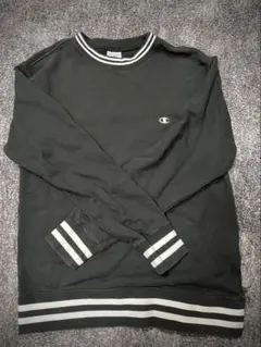 Champion ブラック スウェット Lサイズ