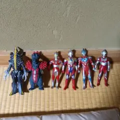 ウルトラマン　ソフビセット