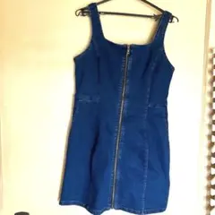 GU XL ジーンズジャンパードレス