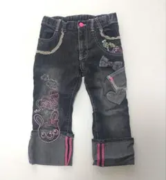 mezzopiano　七分丈デニムパンツ　120cm