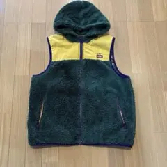 CHUMS チャムス リバーシブル フリースベスト 迷彩×グリーン Mサイズ