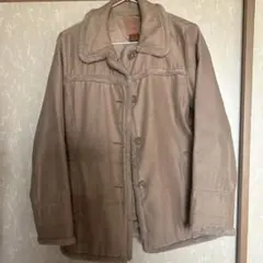ムートン風 ベージュジャケット