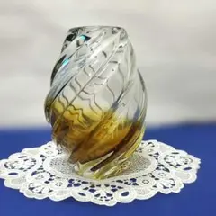 希少ヴィンテージ チェコ製 アートガラス 花瓶 アンドロメダ 19cm 希少ヴィンテージ チェコ製 アートガラス 花瓶 アンドロメダ 19cm
