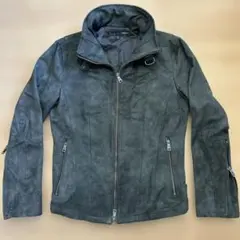 美品 シュリセル ジャケット メルトン生地 レザー仕様 ブラック サイズ3 送料無料 2025年最新SCHLUSSEL メンズ レザージャケット・ライダースの人気