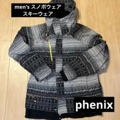 phenix スノーボードジャケット 幾何学模様